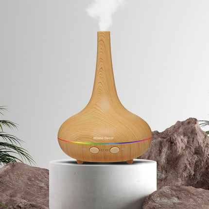 Milano Decor Ultrasonic Aroma Diffuser - Light Wood Grain-1951134804951044096