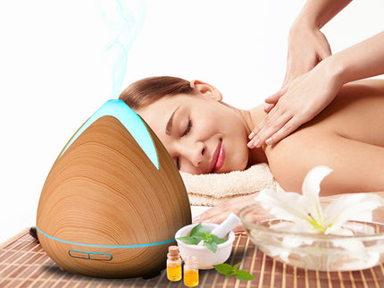 PureSpa Ultrasonic Diffuser  - Light Wood-1917365865670643717