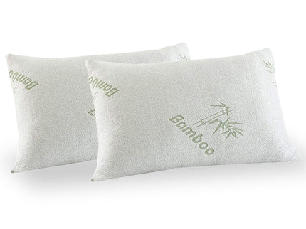 ROYAL COMFORT BAMBOO COVERED MEMORY FOAM PILLOW - 2PK-1899951211533176832