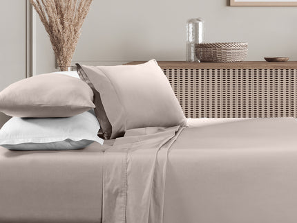Renee Taylor 1500 Thread Count Cotton Blend Sheet Set - King - Stone-1897053483169878017