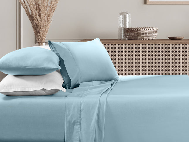 Renee Taylor 1500 Thread count Cotton Blend Sheet sets King Mist-1889884864359043073