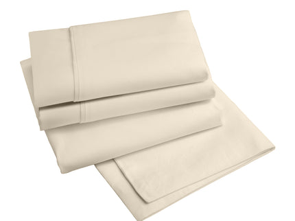 Renee Taylor 1500 Thread count Cotton Blend Sheet sets King Ivory-1889884864510038020