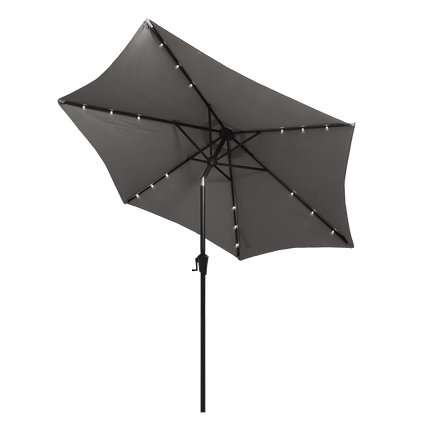 Centra 2.7M LED Outdoor Umbrella Base Stand Grey-1954802421616218120