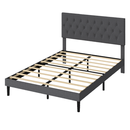 Levede Bed Frame Upholstered Platform Mattress Base Queen-2029387290161319944