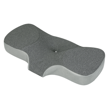 Dreamz Memory Foam Pillow Pillowcase Supprt Grey Rebound-1963748910187024392
