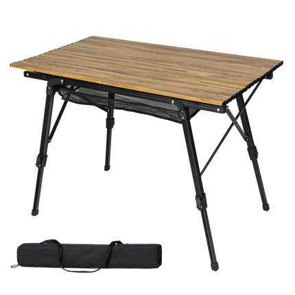 Levede Folding Camping Table Portable Aluminium BBQ Desk Rollup Picnic Outdoor-2050056781962547208