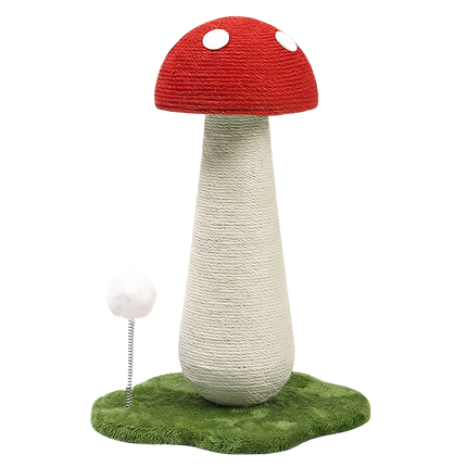 Pawz Mushroom Cat Scratching Post Sisal Rope Cat Tower-2011971127760523272