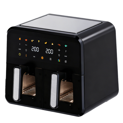 Spector 12L Dual Basket Air Fryer Electric Digital Touchscreen Oil Free Family-2065254300665384968