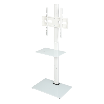 Levede TV Floor Stand 32-65 Inch Universal Swivel Height Adjustable Mount White-2050056791261319176