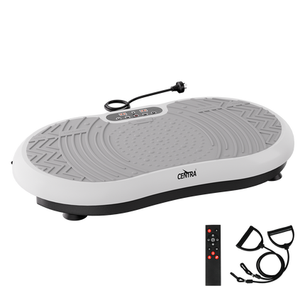 Centra Vibration Plate Train Exercise Machine White-1973193544793460744