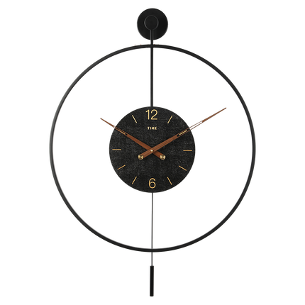 Yezi Round Wall Clock 60cm Large Modern Home Decoration-1975420334903529480