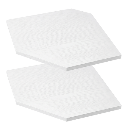 Levede Corner Shelves 2 Pcs Wall Mounted Floating Storage Display Rack Bedroom-2061251869040316424