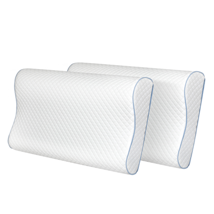 Dreamz Memory Pillow Supprt Shoulder FoamWhite Pillowcase-1954802476863590408