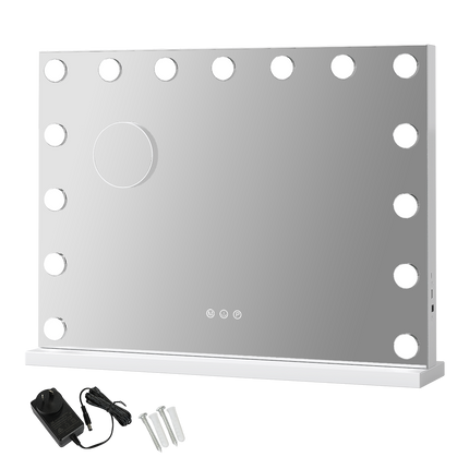 Yezi LED Hollywood Makeup Mirror 45x58cm-1973193574749179912