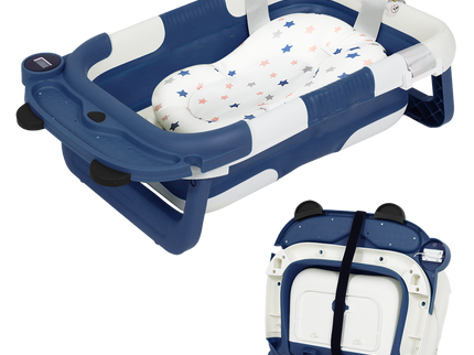 Bopeep Foldable Baby Bathtub 0-15months Blue-1954802473088716808
