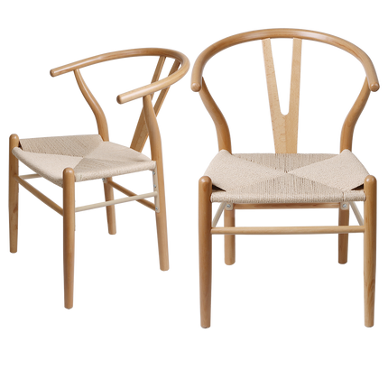 Levede 6x Dining Chairs Wooden Hans-2006732746172534792