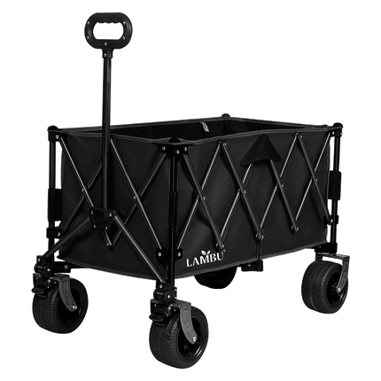 Lambu Folding Wagon Cart Black-1975420333225807880