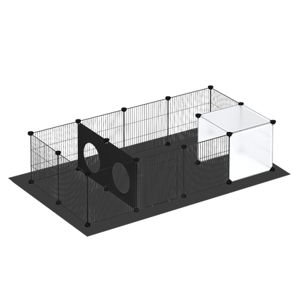 Pawz 16 Panels Guinea Pig Pet Playpen Small Pets Fence-2011971118084263944