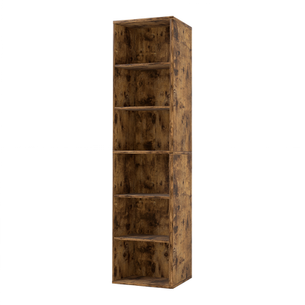 Levede BookShelf Storage Shelves 6 Tier Bookcase Display Unit Organizer Cabinet-2029334093245845513