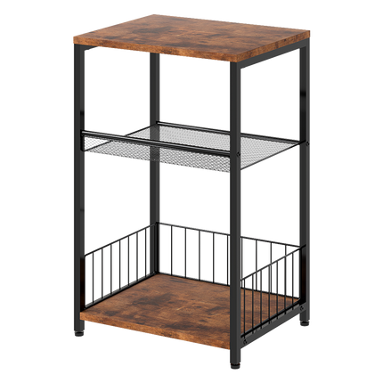 Levede Side Table 3-Tier Storage Shelf Modern Table-2011971113818656776