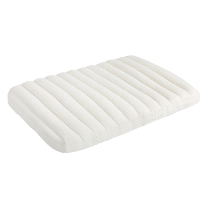 Pawz L Size Orthopedic Dog Bed with Sherpa Plush Removable Cover in White-2029387208699547656