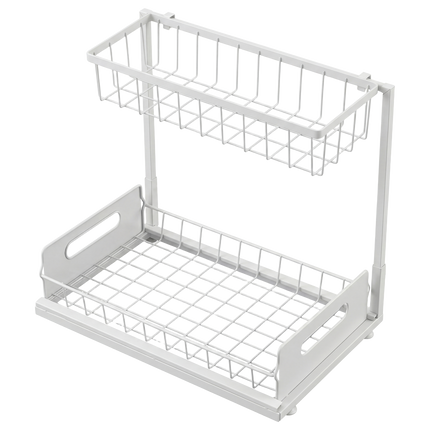 Toque Under Sink Storage Rack Kitchen Cabinet Organiser 2-Tier Shelving Home-2050059015223906312