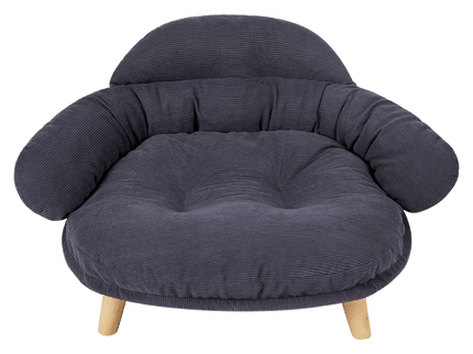 Pawz Elevated Pet Dog Cat Sofa Bed Couch L Size Grey-1910112275256184840