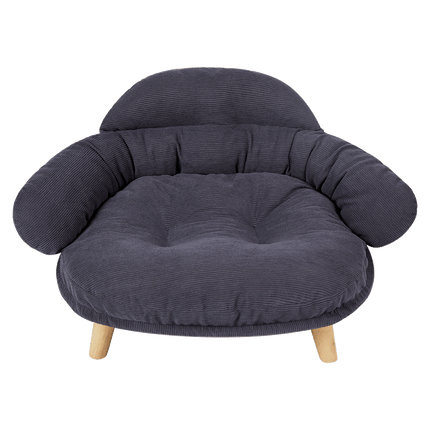 Pawz Elevated Pet Dog Cat Sofa Bed Couch L Size Grey-1910112275256184840