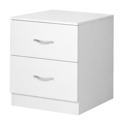 Levede Bedside Table Side Table 2 Drawers Storage Nightstand Bedroom Cabinet-2065254302913531912