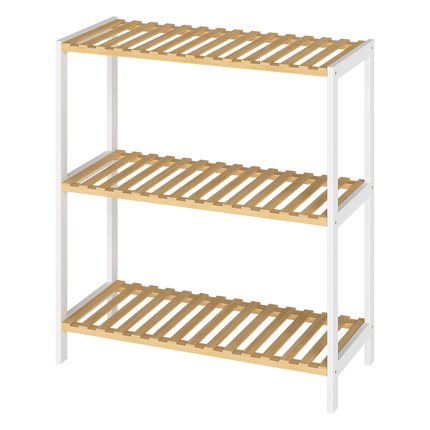 Levede Bamboo Storage Rack 3 Tier Shelf Shoe Organiser-2011971110433853447