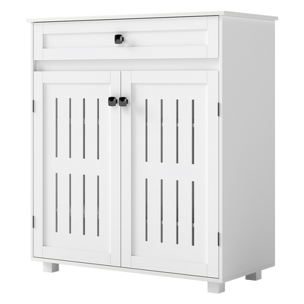 Levede Shoe Cabinet Door Storage Rack Cupboard White-2029387290895323145