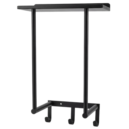 Levede Wall Mounted Towel Rack Towel Holder 3 Hooks Bathroom Towel Storage-2050059022073204744