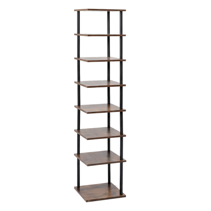 Levede Vertical Shoe Rack 8-Tier Space Saving Narrow Corner Organiser Storage-2050059010870218761
