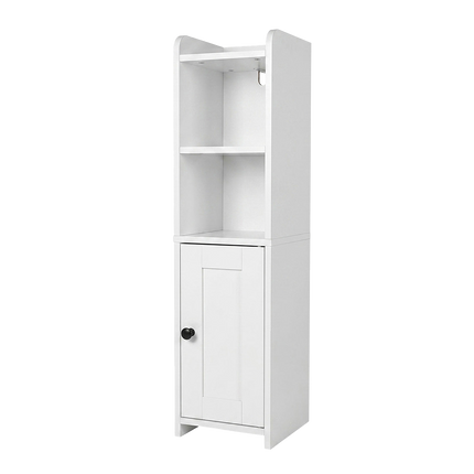 Levede Bathroom Cabinet Storage Slim Organiser Toilet Paper Storage 78.5cm White-2061251856700674057