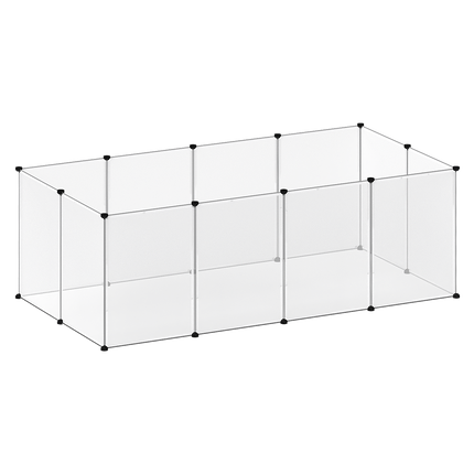 Pawz 12 Panels Guinea Pig Rabbit Puppy Playpen Fence-2011971117920686088