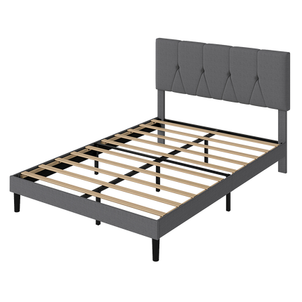 Levede Bed Frame Upholstered Platform Mattress Base Double-2029387288609427464