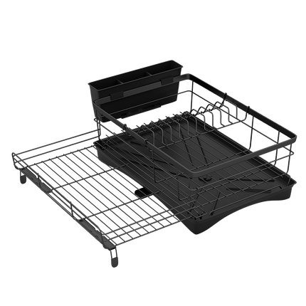 Toque Expandable Drain Drying Rack Dish Bowl Holder-1973193546504736776