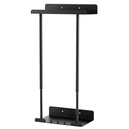 Levede Adjustable Towel Rack 3 Hooks Bathroom Towel Storage Holder Wall Mounted-2050059022261948424