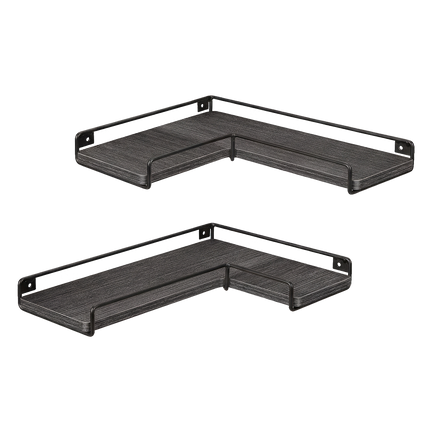Levede Floating Shelves 2Pcs DIY Corner Wall Shelf Storage Display Rack Bedroom-2050059024489123848