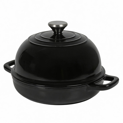 Toque Enamelled Cast Iron Dutch Oven Pot Sourdough Bread Baking Kitchen 24cm-2029334115807006728