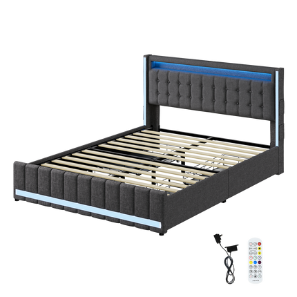 Levede Queen Bed Frame-1973193467861536776