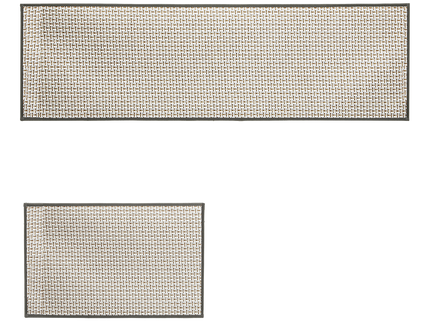 Marlow Kitchen Rug 2PCS Woven Non Slip Absorbent Grey-1910112282952732680
