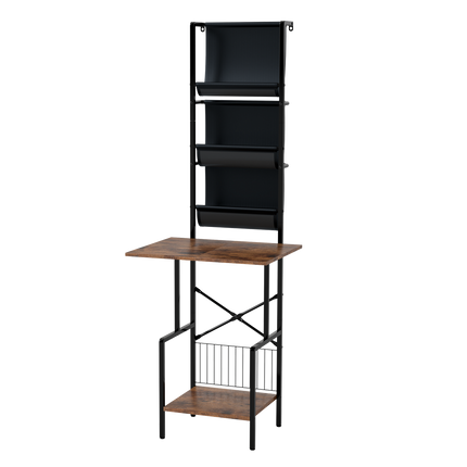 Levede Tall Record Player Stand Vinyl Storage Up to 200 Albums Turntable Rack-2050056774895144969