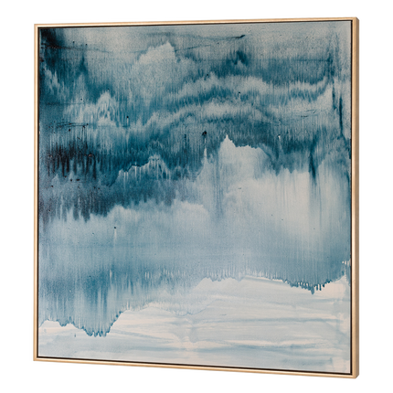 Yezi  Wall Art Canvas Modern Abstract 80×80cm Framed Artwork Home Office Decor-2050059007254728712