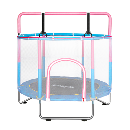Centra 55" Kids Trampoline Rebounder Pink-1973193528414703624