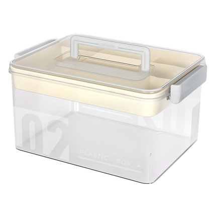 Levede Medical Storage Box Two Layer Medicine Case-2011971129425661960