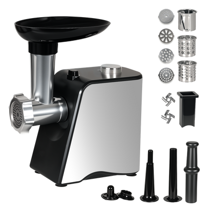 Spector  Electric Meat Grinder 2800W Sausage Stuffer Vegetable Slicer Kitchen-2050056779525656583