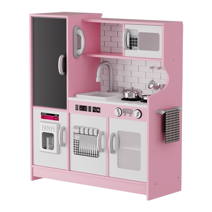 Bopeep Kids Kitchen Set Wooden Pretend Play Cooking Toy-1954802473877245960
