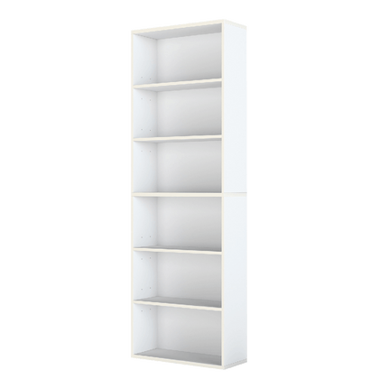 Levede 6 Tier Book Shelf Adjustable Shelves White-2006732776304414728