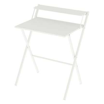 Levede Foldable Computer Desk Office Study Desk White-2011971108894543880